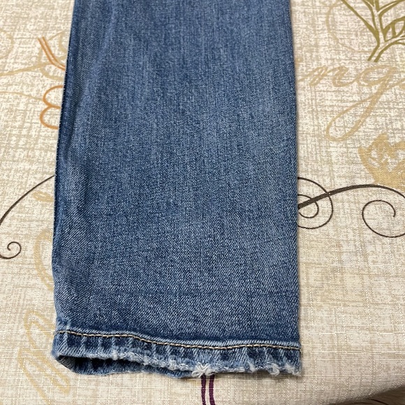 Silver Jeans Elyse Super Skinny High Mid Rise Destructed Ripped 29 x 29 Stretch - Picture 14 of 15